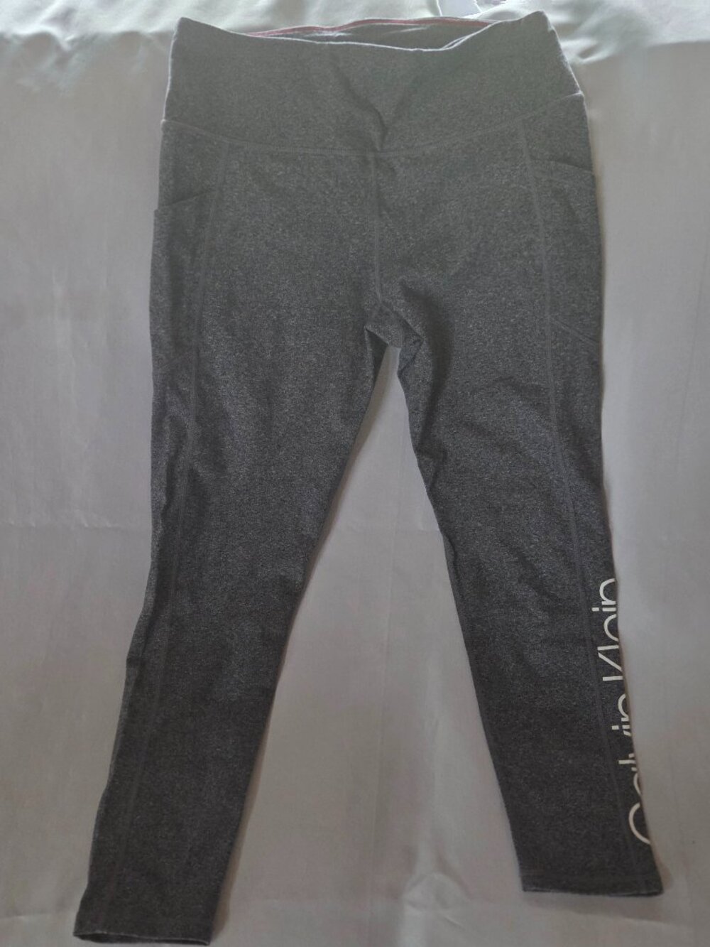 Calvin Klein Performance High Waist Leggings Gray NWT Size L